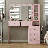 43" W Vanity Desk with Mirror & 11 Lights,Modern Makeup Desk with 5 Drawers,3 Lighting Modes Brightness Adjustable,Power Outlet,Dressing Room Table-1918559191