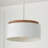 Donal 1 - Light White Drum Pendant