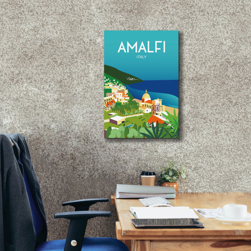 Art mural 18 "x 26" Amalfi "par Omar Escalante