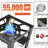 Turkey Fryer & Fish Fryer Kit, Waterproof Cover & 12-inch Skimmer, 55,000BTU Propane Burner Stove, Aluminum Turkey Fryer Pot, Outdoor Deep Fryer, Crawfish Boiler with Basket-122906950