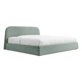 Lid King Storage Bed- Kelso Sand