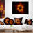 Solar Eclipse Digital - Abstract Printed Pillow-29604024-29604028
