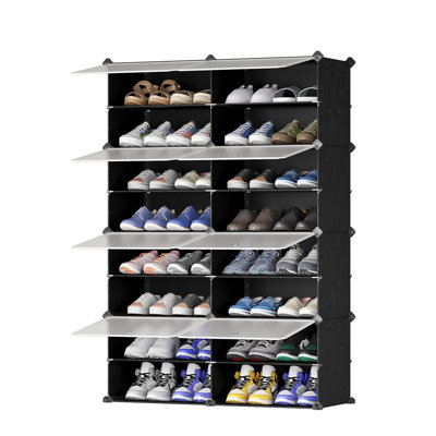 16 Pair Shoe Storage Cabinet