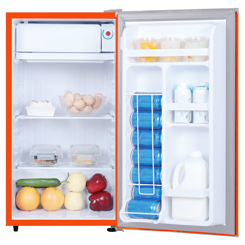 RCA, 3.2 Cu. Ft. Compact Refrigerator, Orange