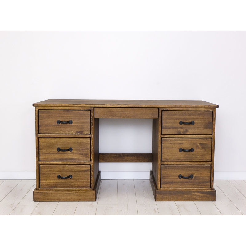 Broussard Solid Wood Solid Wood Executive Desk