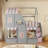 Quincy House Bunk Bed with Storage Staircase, Shelves & Playhouse Roof-129155656
