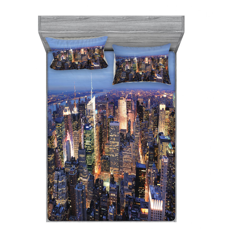 Microfiber Sheet Set, Full Sheet Set with 2 Pillowcases