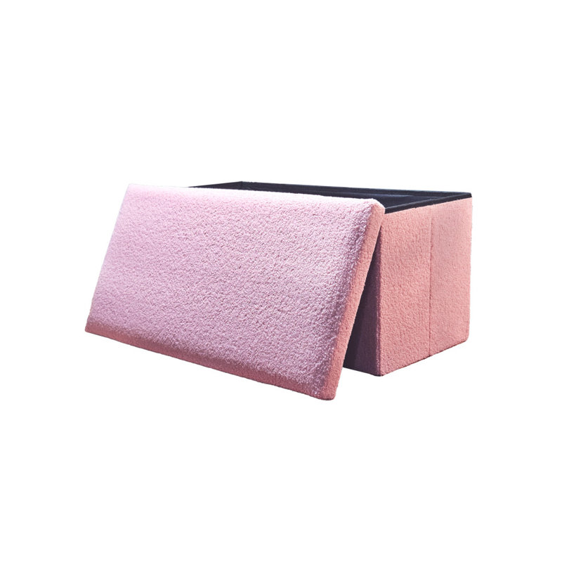 Repose-pieds avec rangement 30 "Pink Boucle