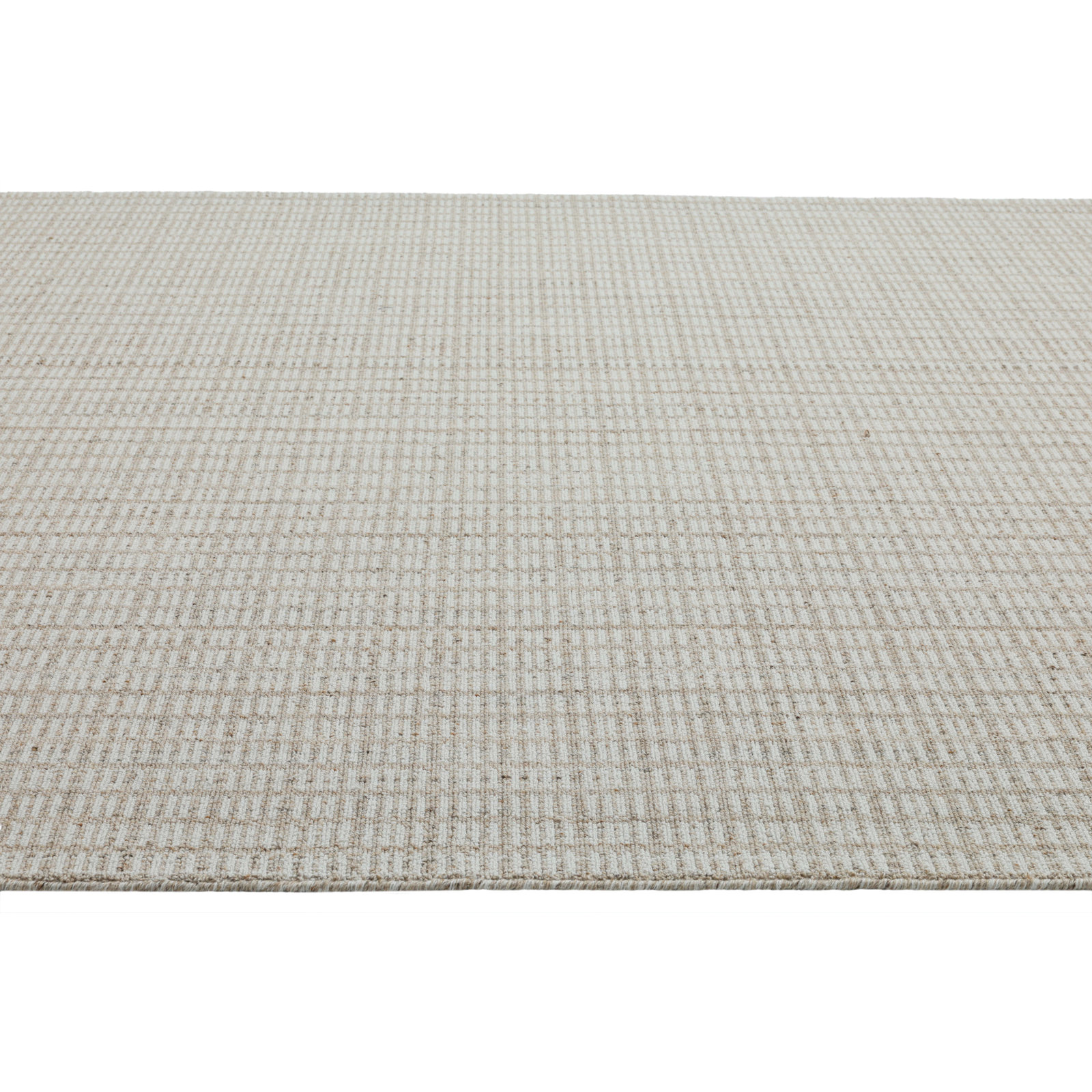 Kalise Hand-Tufted Wool Geometric Area Rug, Rectangle 8'9" x 11'9", Beige