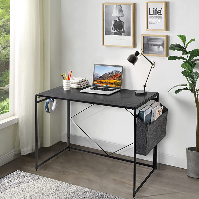 Amukta Metal Base Writing Desk