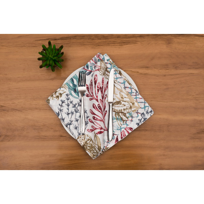 Delphina Reef Cotton Napkin Set of 6