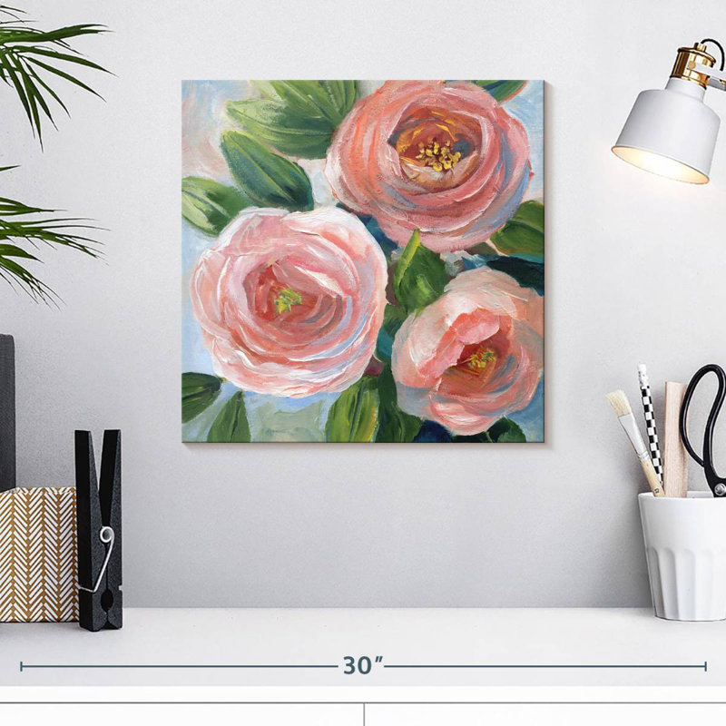 Bouquet Harnek pêche douce, H 16 po x l 16 po