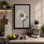 Single Daisy Study Botanical 1 Piece Wrapped Canvas Wall Art-2060267978-2060267980