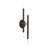 Asherah Steel Candle Wall Light-944175611