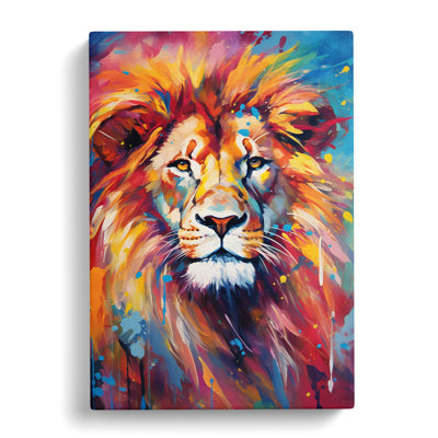 Lion Abstract - No Frame Print