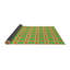 Tapis géométrique vert / jaune-925939754