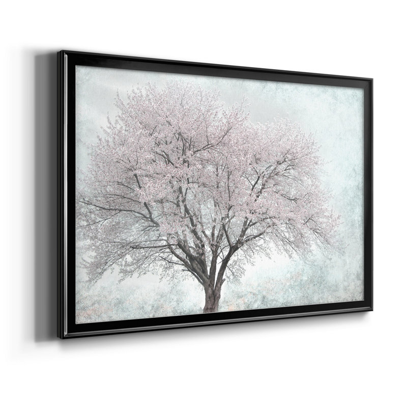 «A Feel Of Spring I», toile encadrée de qualité supérieure - prête à être accrochée, Noir, H 18,5 po x l 49 po x P 1,5 po