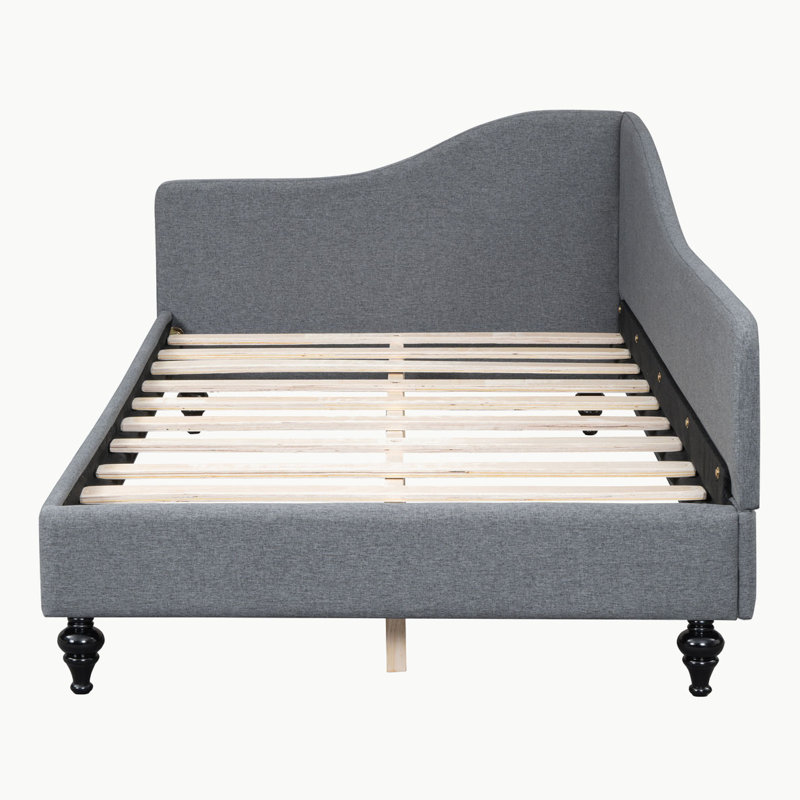 Upholstered Corner Daybed, Gray 1, Twin