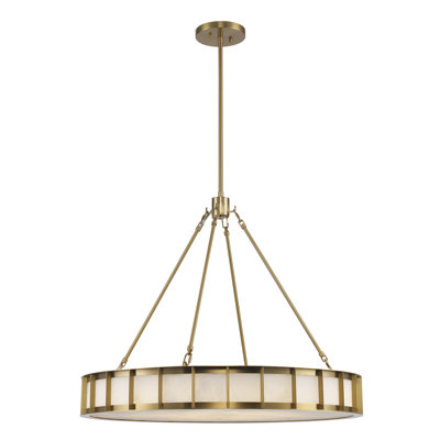 Ivory Isle Alabaster LED Chandelier