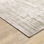 Tapis beige / ivoire à motif abstrait Gwern-1049131167