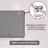 Lucha Gray Framed Wall Mounted Bathroom Vanity Mirror with Tempered Glass-808870295-848255503
