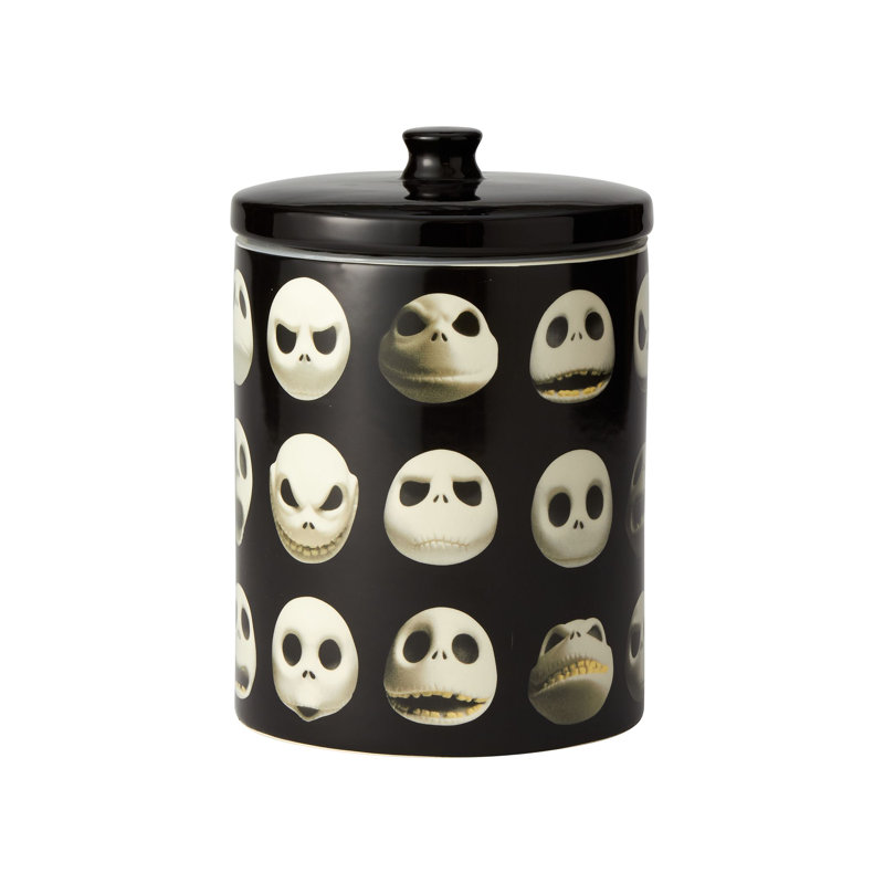 Contenant à biscuits 9,25 po Jack Skellington Disney Ceramics The Nightmare Avant Noël	