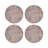 Coco Vegan Leather Round Pebble Placemat-50817676