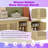 Rosuna Woven Rattan Shoe Storage Bench With Adjustable Shelves, Entryway Storage For Shoes