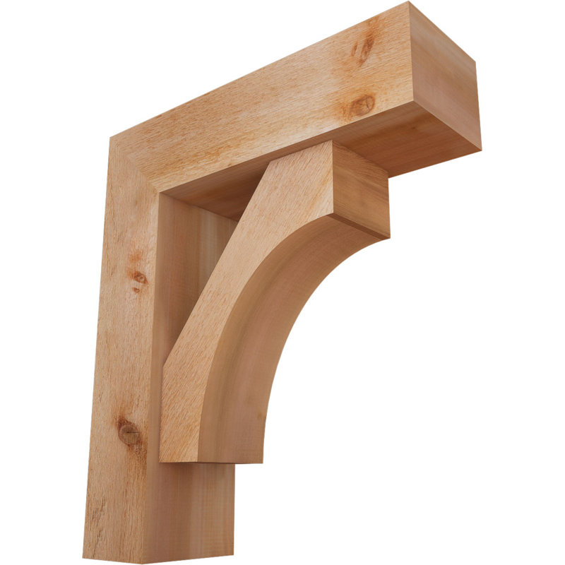 Support pour scie brute Westlake Block, 30 x 26, Cèdre rouge occidental de l 8 po (scié brut)