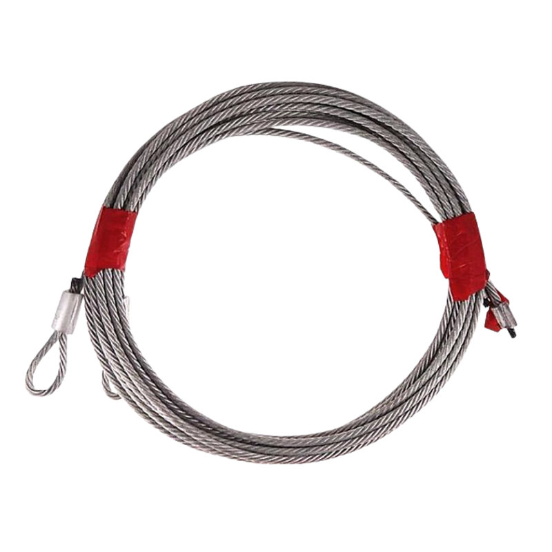 Ensemble de câble de porte de garage 8 pi 6 po pour ressort à haute torsion (rouge)