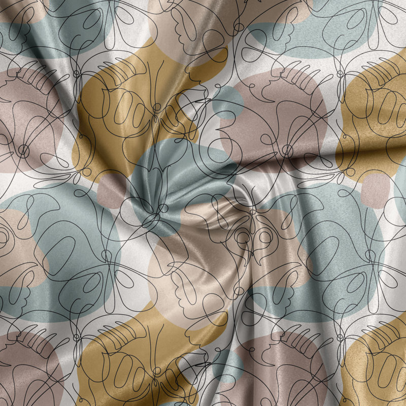 Semi Sheer Curtain Pair