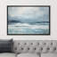 Coastal Beach, bleu marine, océan, vague, plage, nature, sur toile-93388799-93388800