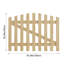 Adelheid Gate Fencing with 1 Panel(s) Included-495572478-495572466
