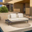 Filmore 6 - Person Modular Patio Conversation Sets with Cushions