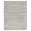 Hesse Hand-Loomed Polyester/Cotton Light Silver Area Rug-40095533