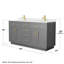 Meuble-lavabo double Beckett TK-99460209-124967966-99460208