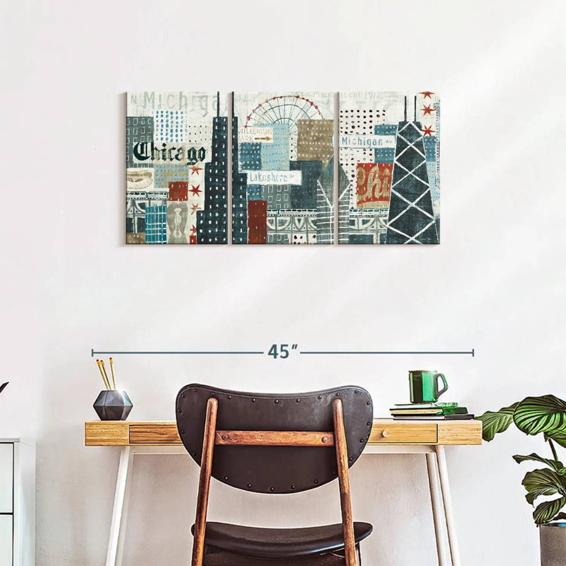 Senne Hey Chicago, H 18 po x l 38 po
