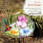 18"W Glass Hummingbird Birdbath with Stand