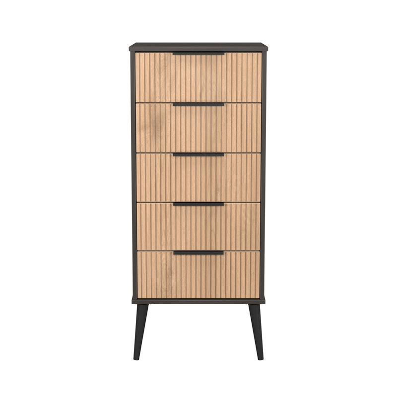Hong Kong 45cm W Manufactured Wood Bedside Table