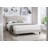 Queen Platform Bed, Burlap Upholstered-17654071