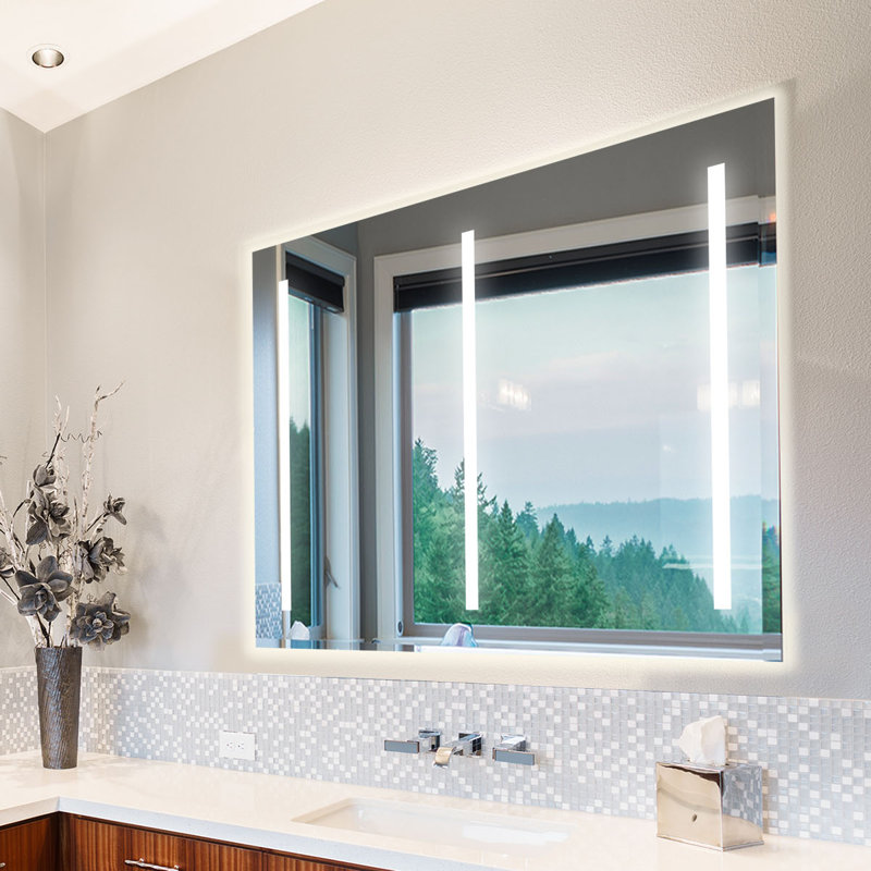 Bazan Wall Mirror, 38" H x 72" W