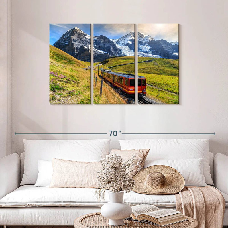 Syd Swiss Electric Train, 28" H x 45" W
