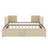 Upholstered Daybed With Pop Up Trundle-1281069978