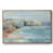 Toile avec cadre flottant or