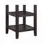 Table à hauteur de comptoir avec tablettes - finition noire-669870157