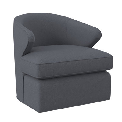 Scoop Swivel Barrel Chair