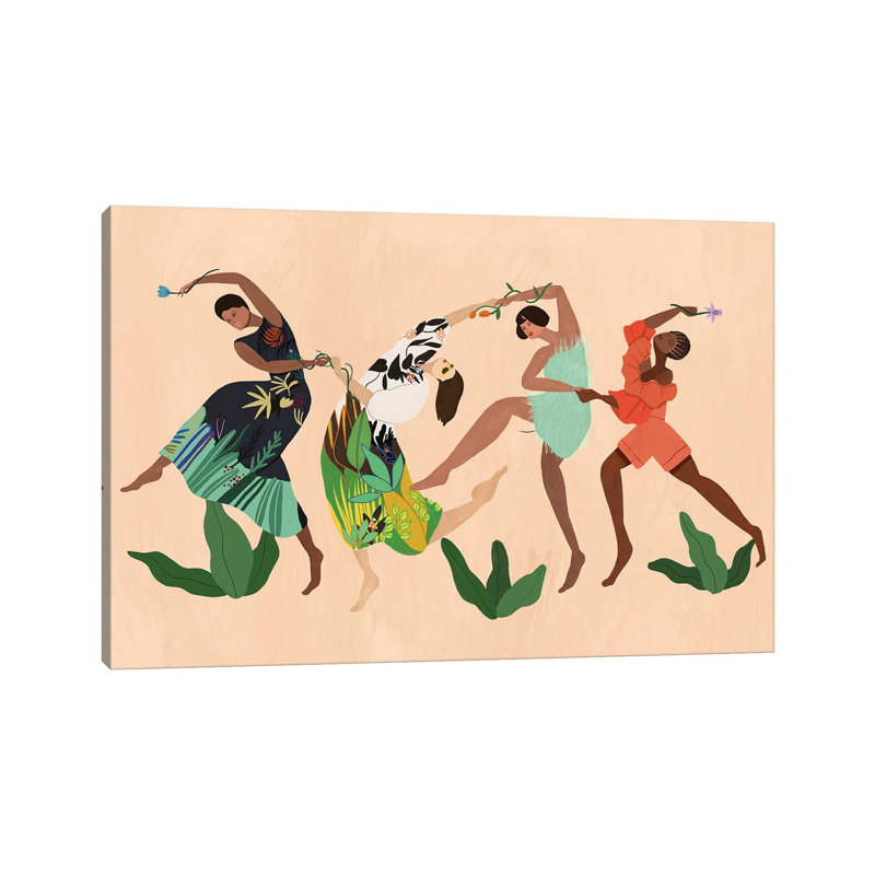 My Tribe by Arty Guava - Print on Canvas, Wrapped Canvas, 20.32 cm H x 30.48 cm W