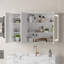 Rectangle Wall Mirror with Cabinet
