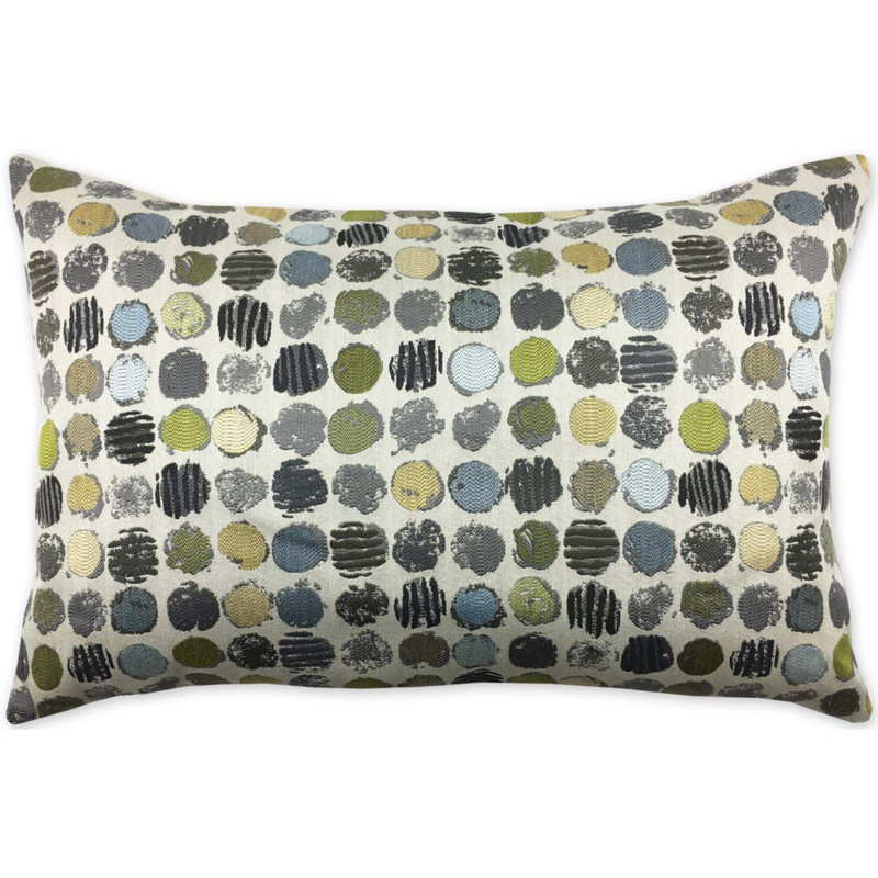 Housse et insert rectangulaires pour coussin en lin mojito à bonbon