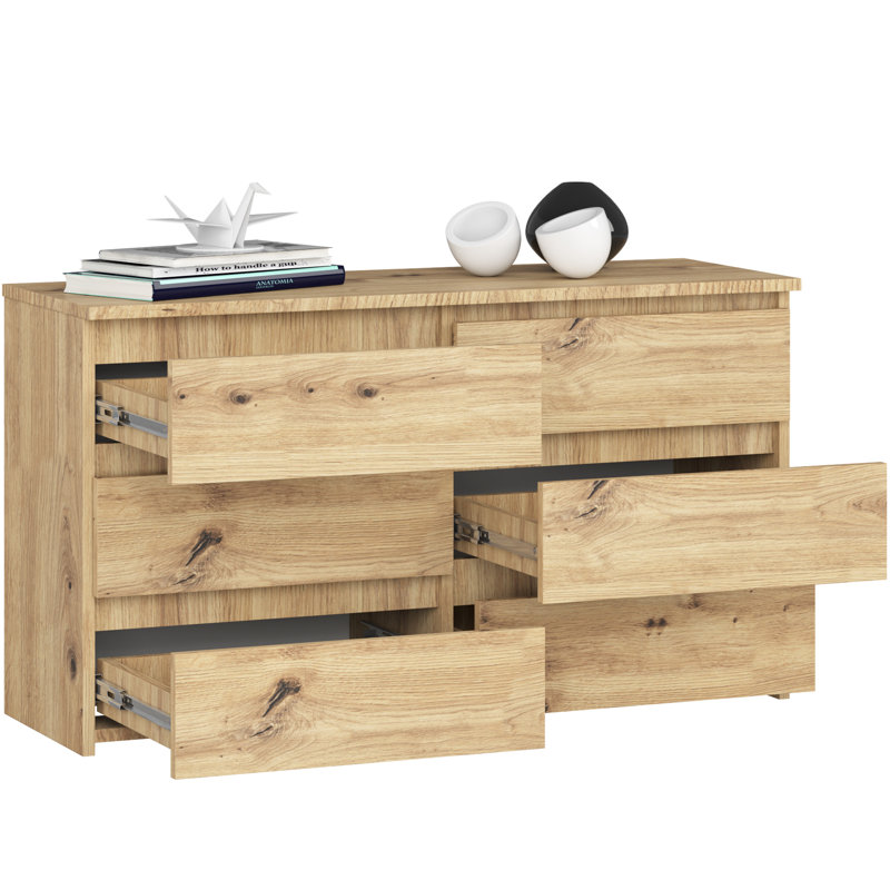 Eron 6 -Drawer Console